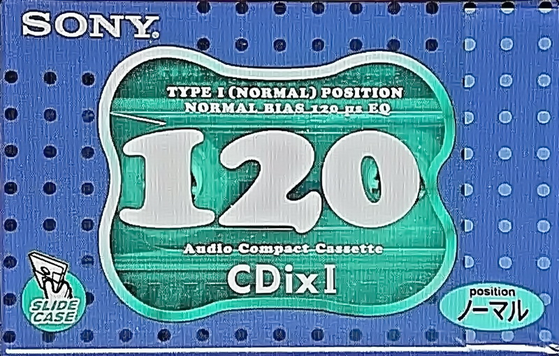 Compact Cassette Sony CDix I 120 "C-120CDX1G" Type I Normal 1999 Japan
