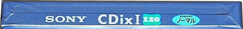 Compact Cassette Sony CDix I 120 "C-120CDX1G" Type I Normal 1999 Japan