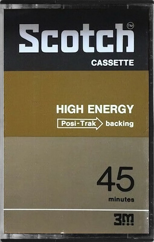Compact Cassette Scotch High Energy 45 Type I Normal 1975 Europe