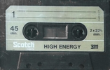Compact Cassette Scotch High Energy 45 Type I Normal 1975 Europe