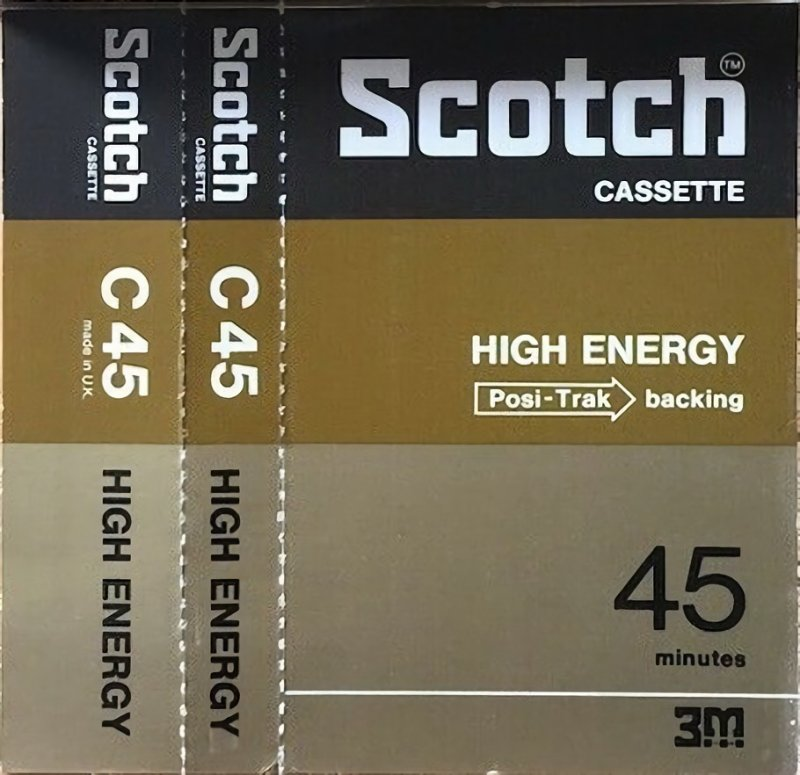 Compact Cassette Scotch High Energy 45 Type I Normal 1975 Europe