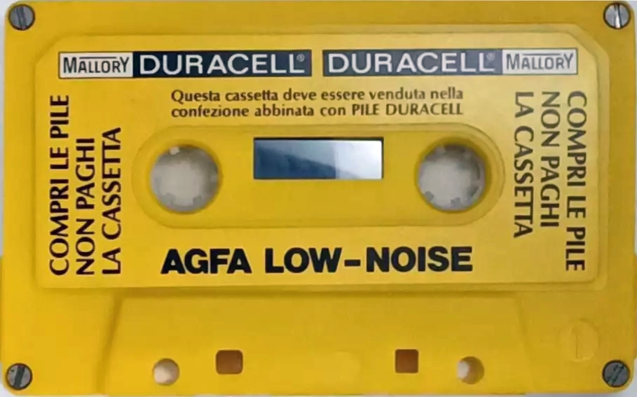 Compact Cassette AGFA 60 "Mallory Duracell" Type I Normal Italy