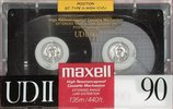 Compact Cassette Maxell UDII / UD2 90 Type II Chrome 1988 Europe