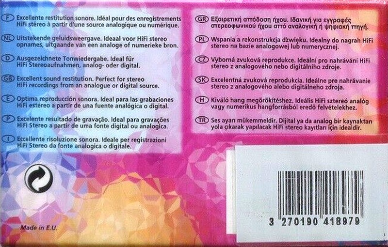 3 pack Carrefour CR 60 Type II Chrome Europe