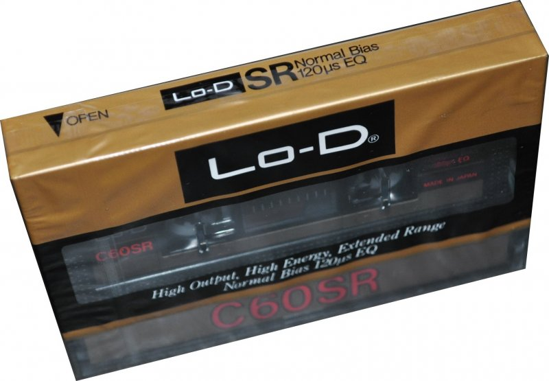 Compact Cassette Lo-D SR 60 Type I Normal 1981 Japan