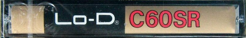 Compact Cassette Lo-D SR 60 Type I Normal 1981 Japan