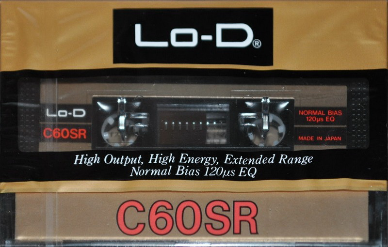 Compact Cassette Lo-D SR 60 Type I Normal 1981 Japan