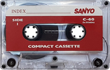 Compact Cassette Sanyo 60 Type I Normal 1994 Japan