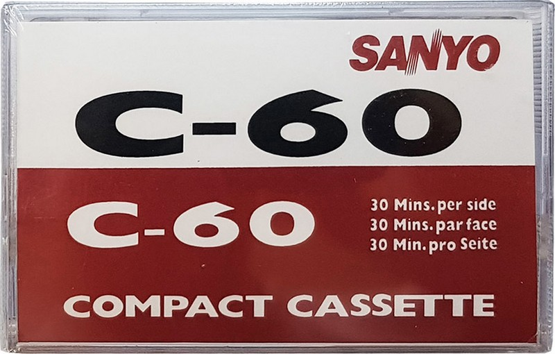 Compact Cassette Sanyo 60 Type I Normal 1994 Japan