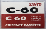 Compact Cassette Sanyo 60 Type I Normal 1994 Japan