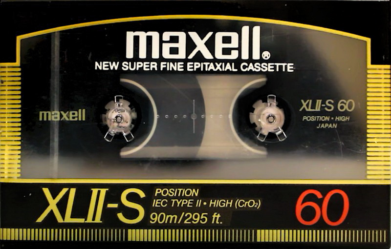 Compact Cassette Maxell XLII-S 60 Type II Chrome 1986 Europe