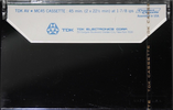 Compact Cassette TDK AV 45 "AV-MC Maverick" Type I Normal 1973 USA