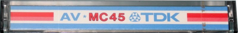 Compact Cassette TDK AV 45 "AV-MC Maverick" Type I Normal 1973 USA