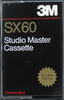 Compact Cassette 3M SX 60 Type II Chrome USA