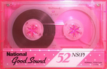 Compact Cassette National NS 52 "RT-52NS (P)" Type I Normal 1985 Japan