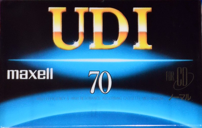 Compact Cassette Maxell UDI / UD1 70 "UD1-70G" Type I Normal 1994 Japan