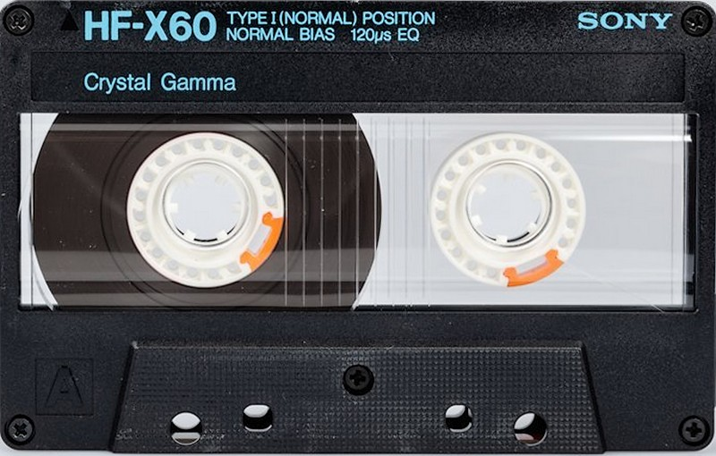 Compact Cassette Sony HF-X 60 Type I Normal 1986 Japan