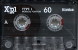 Compact Cassette Konica XR 60 "XR1" Type I Normal 1993 Japan