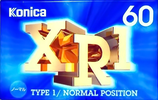 Compact Cassette Konica XR 60 "XR1" Type I Normal 1993 Japan