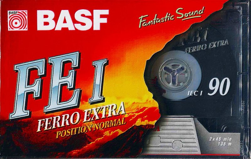 Compact Cassette BASF FE I Ferro Extra 90 Type I Normal 1995 Europe