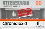 Compact Cassette Intersound 90 Type II Chrome Europe