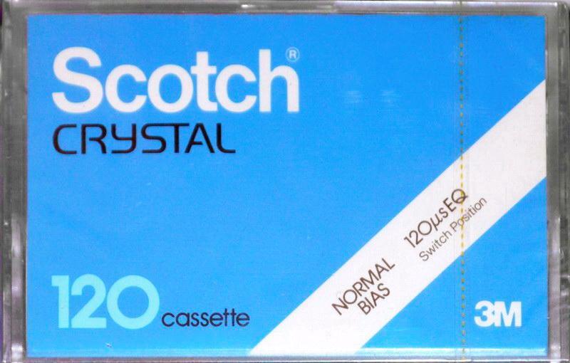 Compact Cassette Scotch Crystal 120 Type I Normal 1981 Japan