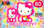 Compact Cassette AXIA Hello Kitty 60 "HK2A PK 60" Type II Chrome 2000 Japan