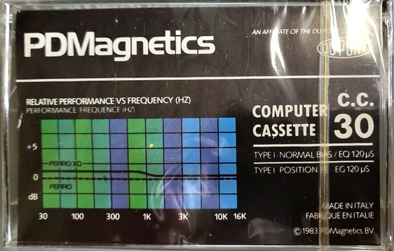 Compact Cassette PDM 30 Computer Cassette 1983 Europe