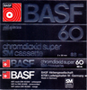 Compact Cassette BASF Chromdioxid Super 60 Type II Chrome 1977 Europe