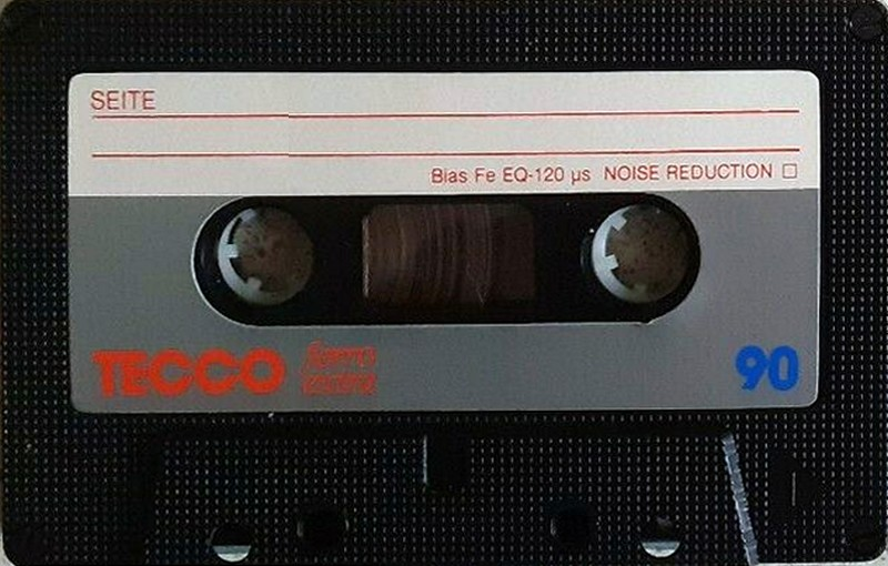 Compact Cassette Tecco 90 Type I Normal Germany