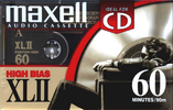 Compact Cassette Maxell XLII 60 Type II Chrome 2002 North America