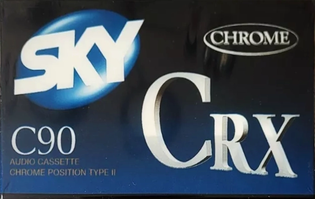 Compact Cassette Sky CRX 90 Type II Chrome 1996 UK