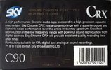Compact Cassette Sky CRX 90 Type II Chrome 1996 UK