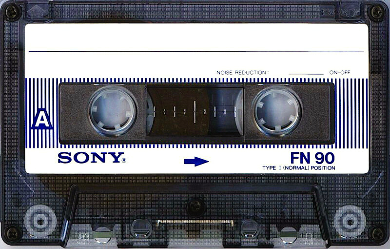 Compact Cassette Sony FN 90 Type I Normal 1985 North America