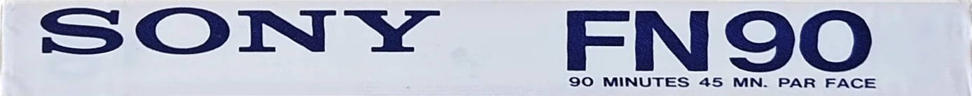 Compact Cassette Sony FN 90 Type I Normal 1985 North America