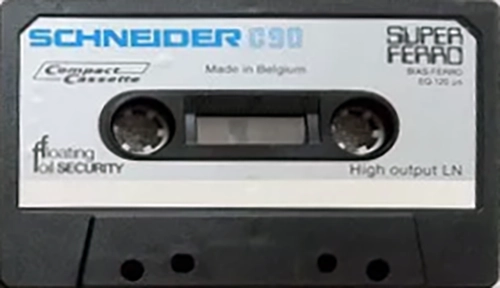 Compact Cassette Schneider 90 Type I Normal 1976 Europe