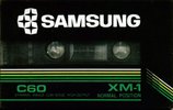 Compact Cassette Samsung XM-1 60 Type I Normal 1985 South Korea
