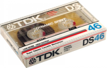 Compact Cassette TDK DS 46 Type I Normal 1984 Japan