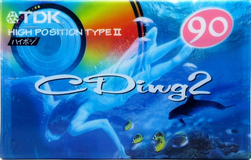 Compact Cassette TDK CDing 2 90 "CD2-90R" Type II Chrome 1998 Japan