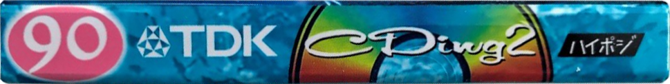 Compact Cassette TDK CDing 2 90 "CD2-90R" Type II Chrome 1998 Japan
