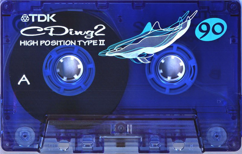 Compact Cassette TDK CDing 2 90 "CD2-90R" Type II Chrome 1998 Japan