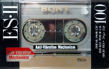 Compact Cassette Sony ES-II 100 "C-100ES2" Type II Chrome 1991 North America