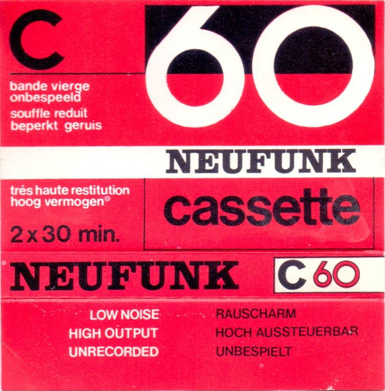 Compact Cassette Neufunk 60 Type I Normal 1978 Germany