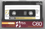 Compact Cassette Novel FS-5 60 Type I Normal 1980 Japan
