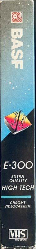 VHS, Video Home System BASF Extra Quality 300 Type II Chrome 1996 Europe