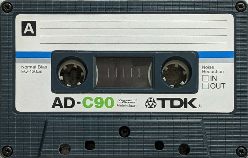 Compact Cassette TDK AD 90 Type I Normal 1979 Europe, USA