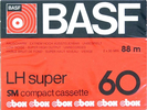 Compact Cassette BASF LH Super 60 Type I Normal 1976 Europe