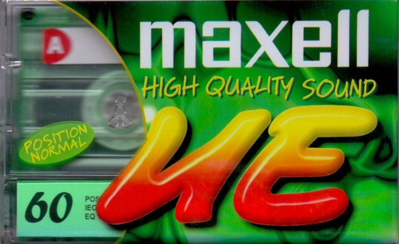 Compact Cassette Maxell UE 60 "UE-60" Type I Normal 1998 Worldwide