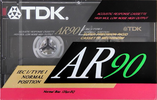 Compact Cassette TDK AR 90 "AR-90ES" Type I Normal 1990 Europe