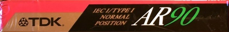 Compact Cassette TDK AR 90 "AR-90ES" Type I Normal 1990 Europe